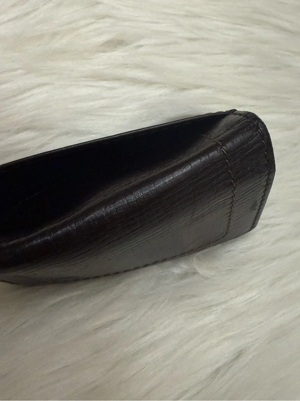 LOUIS VUITTON - BROWN LEATHER BIFOLD POCKET ORGANIZER WALLET “UTAH”
